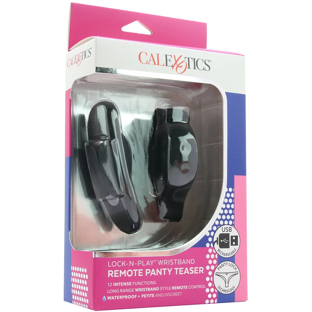 CalExotics Lock-n-Play Wristband Remote Panty Teaser 8 CalExotics Lock-n-Play Wristband Remote Panty Teaser - Image 6