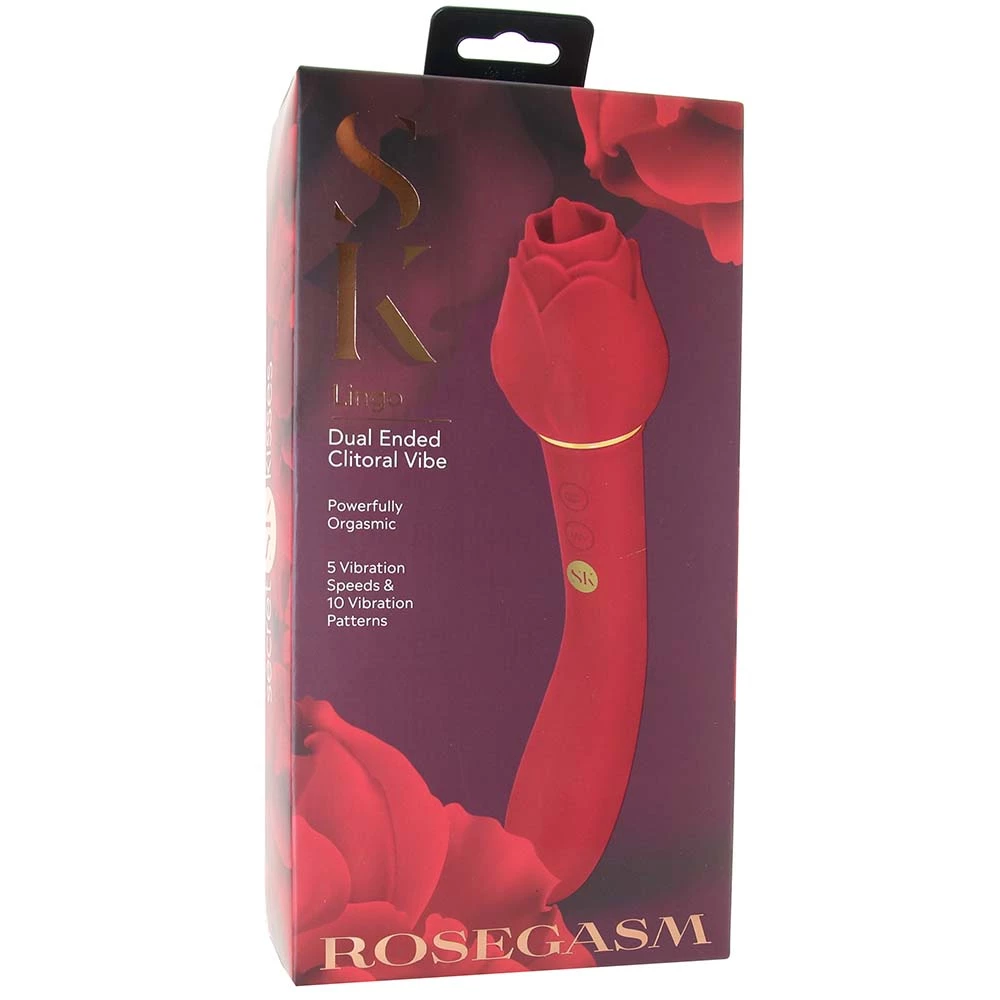 X-Gen Rosegasm Lingo Dual Ended Clitoral Vibe 8 X-Gen Rosegasm Lingo Dual Ended Clitoral Vibe - Image 6