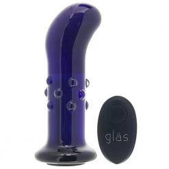 Electric Eel Gläs 3.5 Inch Dotted Remote Vibrating Butt Plug