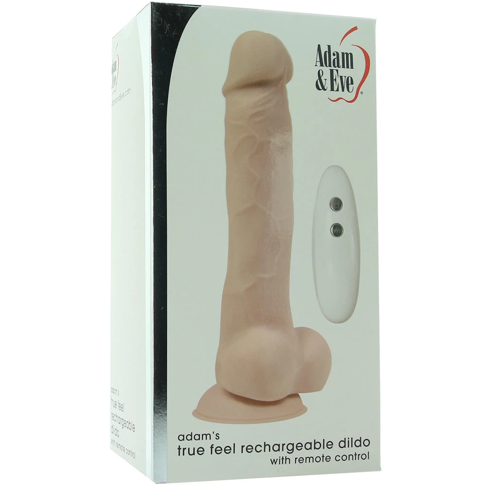Evolved Novelties Adam's True Feel Remote Vibrating Dildo 8 Evolved Novelties Adam's True Feel Remote Vibrating Dildo - Image 6