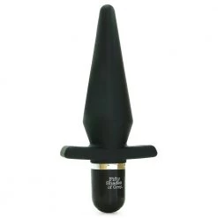 Fifty Shades Of Grey Delicious Fullness Vibrating Silicone Butt Plug