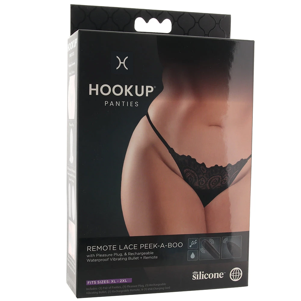 Pipedream Hookup Peek-A-Boo Panty With Remote Pleasure Plug 8 Pipedream Hookup Peek-A-Boo Panty With Remote Pleasure Plug - Image 6