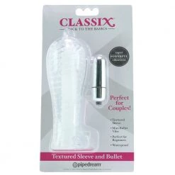 Pipedream Classix Textured Sleeve And Bullet -Outlet Vibrators Store media 17683a54 81c1 4cf0 a93a b241af877bea 800x@2x