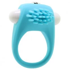Evolved Novelties Teal Tickler Vibrating Cock Ring