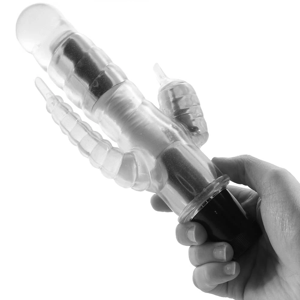 CalExotics Bendies Crystal Flex Triple Stimulation Rabbit Vibe 6 CalExotics Bendies Crystal Flex Triple Stimulation Rabbit Vibe - Image 4