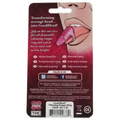 Doc Johnson GoodHead Vibrating Tongue Ring 12 Doc Johnson GoodHead Vibrating Tongue Ring -Outlet Vibrators Store media 1eb1c60a 4b8f 477a 91a0 a857f0143ac4 800x@2x
