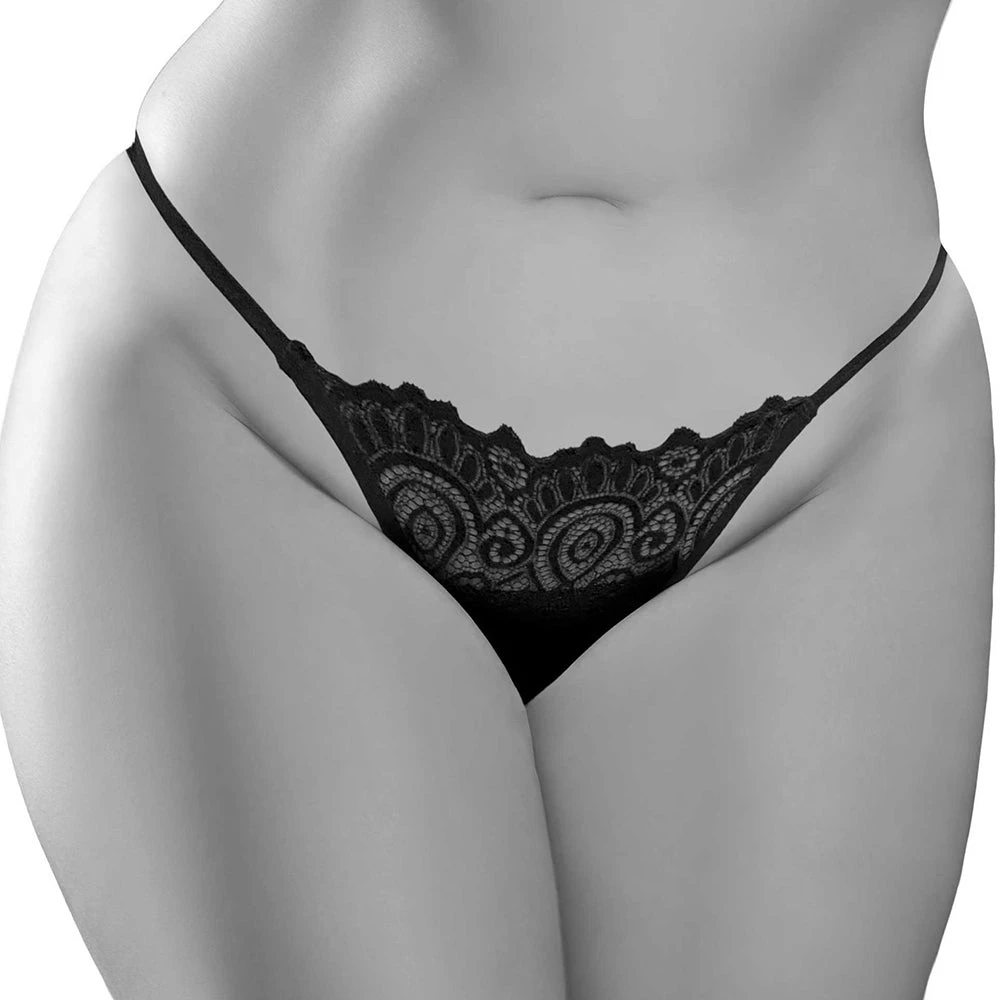 Pipedream Hookup Peek-A-Boo Panty With Remote Pleasure Plug 3 Pipedream Hookup Peek-A-Boo Panty With Remote Pleasure Plug