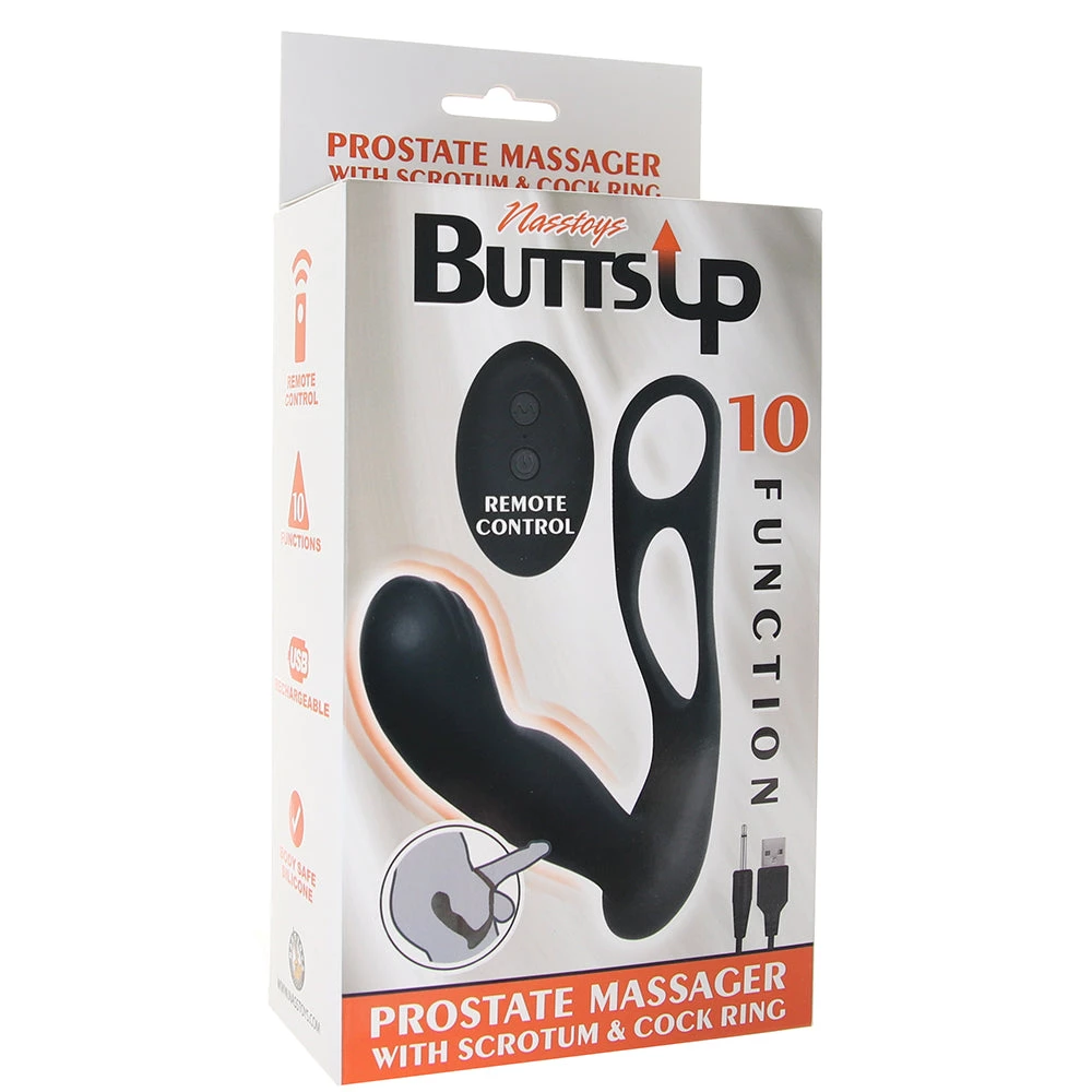 Nasstoys Butts Up Prostate Massager With Scrotum & C-Ring 8 Nasstoys Butts Up Prostate Massager With Scrotum & C-Ring - Image 6
