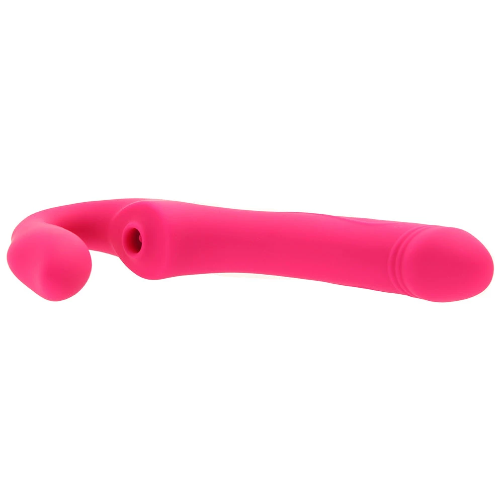 XR Brands Strap U Mighty Licker Strapless Strap-On Vibe 5 XR Brands Strap U Mighty Licker Strapless Strap-On Vibe - Image 3