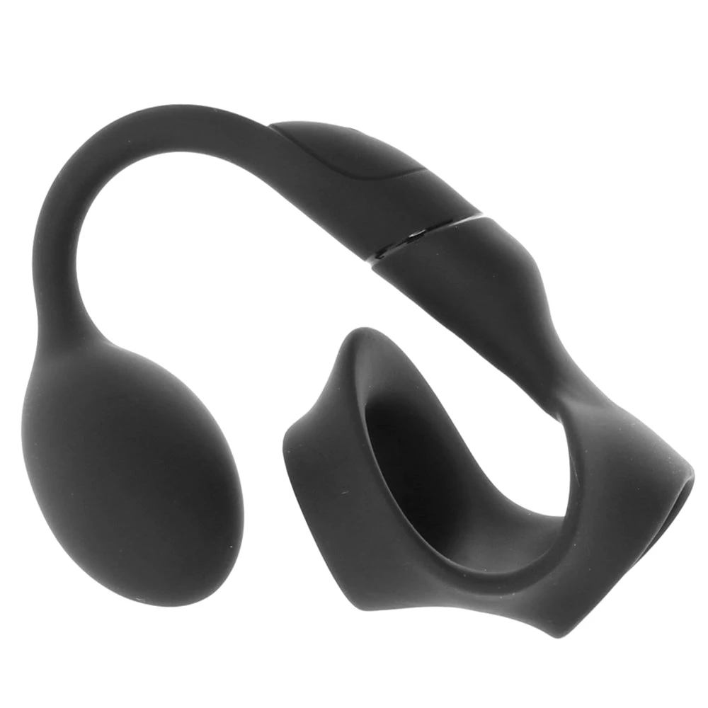 XR Brands P-Bomb Remote Cock & Ball Ring With Anal Plug 4 XR Brands P-Bomb Remote Cock & Ball Ring With Anal Plug - Image 2