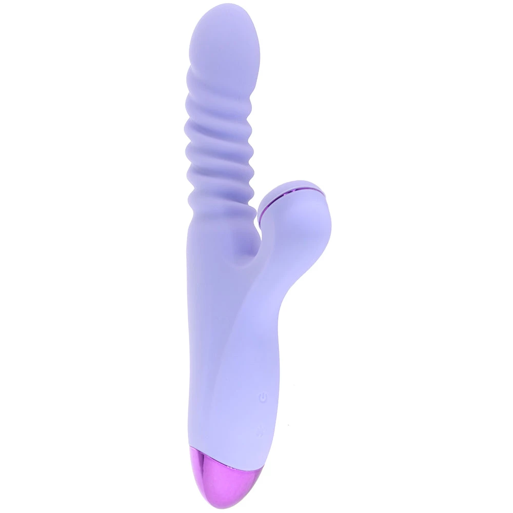Ns Novelties Luxe Nova Thrusting & Throbbing Rabbit Vibe 3 Ns Novelties Luxe Nova Thrusting & Throbbing Rabbit Vibe