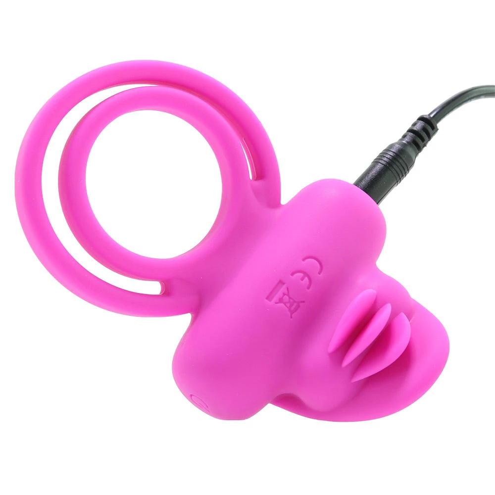 CalExotics Dual Clit Flicker Vibrating Cock Ring 5 CalExotics Dual Clit Flicker Vibrating Cock Ring - Image 3