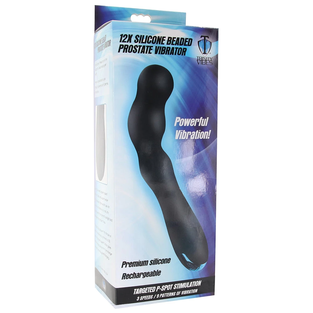 XR Brands Trinity Vibes Silicone Beaded Prostate Vibe 8 XR Brands Trinity Vibes Silicone Beaded Prostate Vibe - Image 6