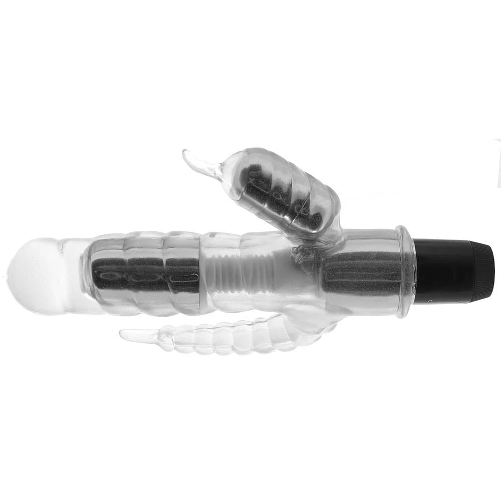 CalExotics Bendies Crystal Flex Triple Stimulation Rabbit Vibe 5 CalExotics Bendies Crystal Flex Triple Stimulation Rabbit Vibe - Image 3