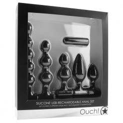 Shots Toys Ouch! Silicone Rechargeable Anal Set -Outlet Vibrators Store media 75f1a2b2 c6f1 4273 88de 2c4034d666f9 800x@2x