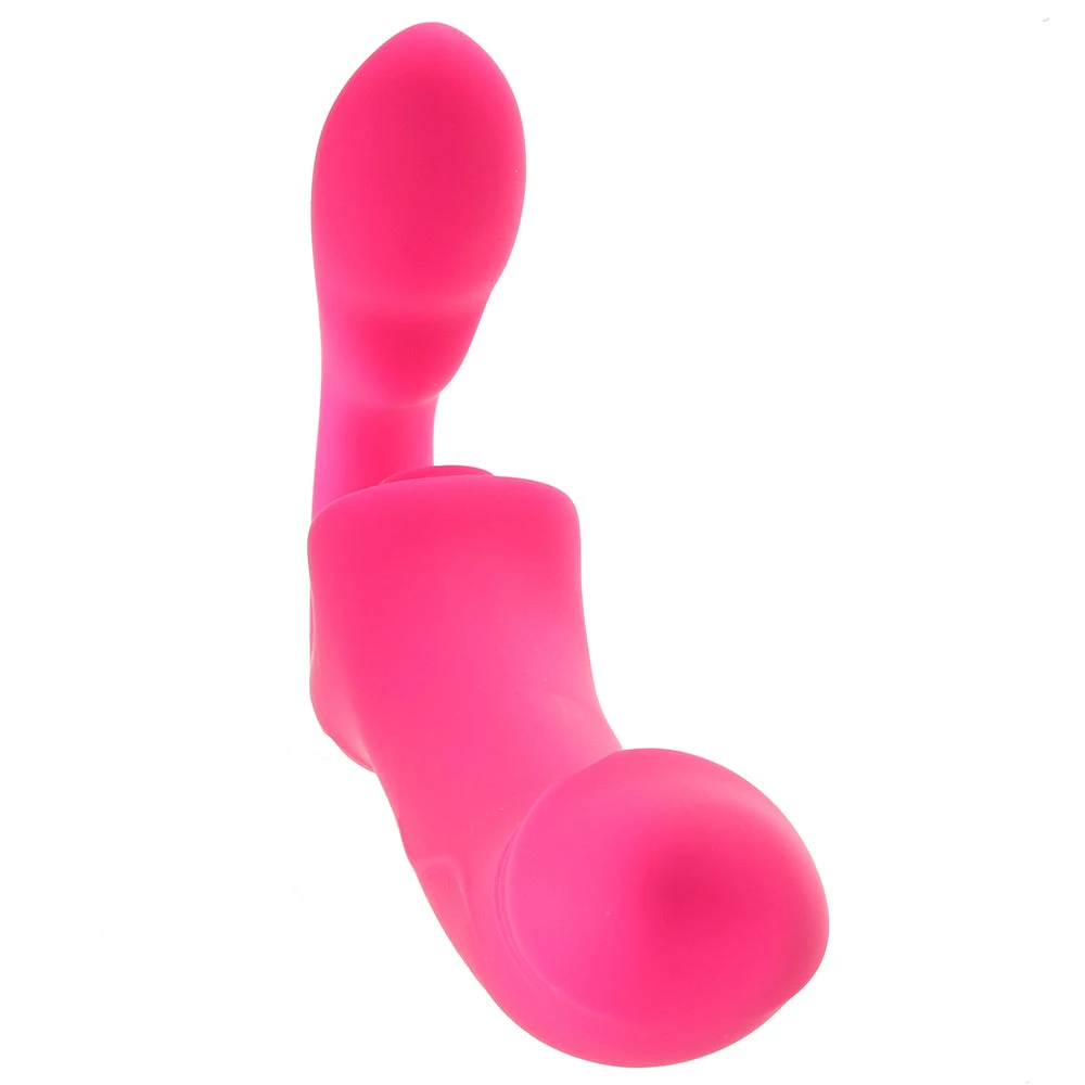 XR Brands Strap U Mighty Licker Strapless Strap-On Vibe 4 XR Brands Strap U Mighty Licker Strapless Strap-On Vibe - Image 2