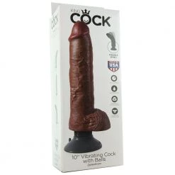 Pipedream King Cock 10 Inch Vibrating Dildo With Balls -Outlet Vibrators Store media 77de8da2 d6d1 4ef4 b049 d5a9e05d49c3 800x@2x