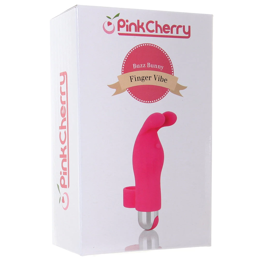 CalExotics PinkCherry Bunny Finger Vibe 8 CalExotics PinkCherry Bunny Finger Vibe - Image 6