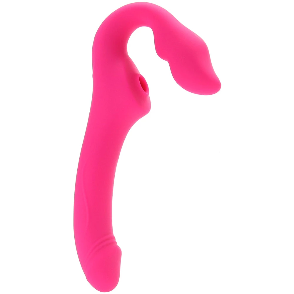 XR Brands Strap U Mighty Licker Strapless Strap-On Vibe 7 XR Brands Strap U Mighty Licker Strapless Strap-On Vibe - Image 5