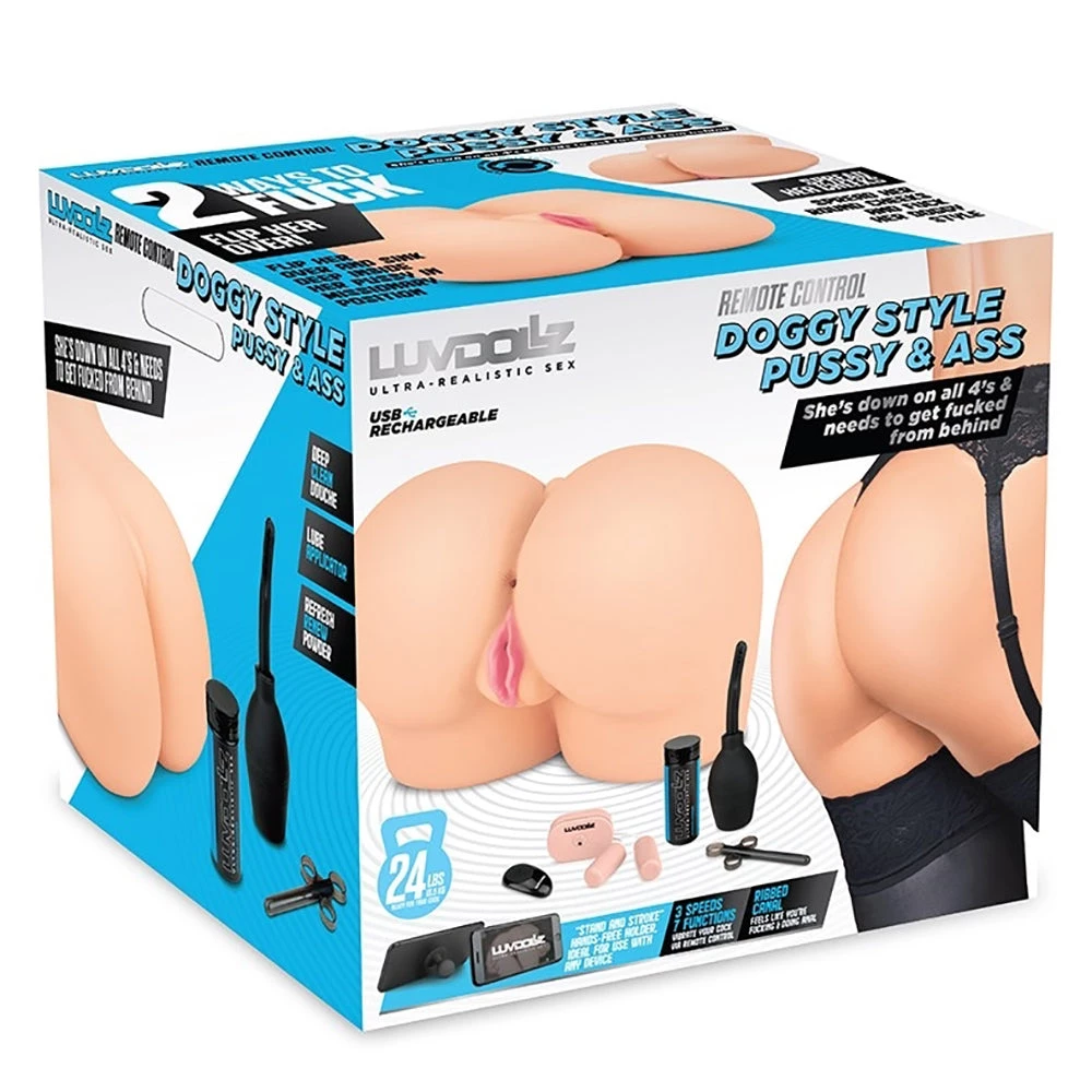 Electric Eel LuvDollz Vibrating Doggy Style Pussy & Ass 8 Electric Eel LuvDollz Vibrating Doggy Style Pussy & Ass - Image 6