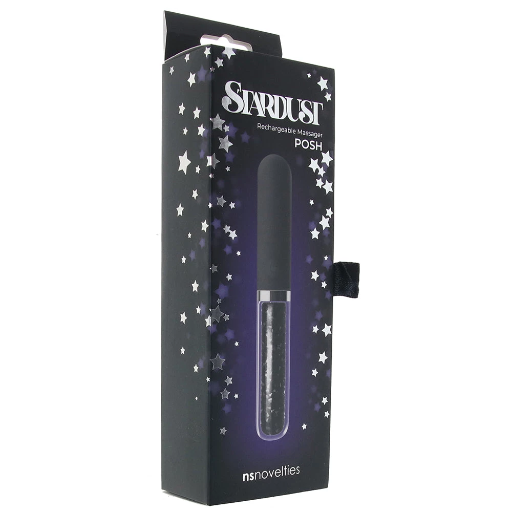 Ns Novelties Stardust Posh Rechargeable Glass Vibe 8 Ns Novelties Stardust Posh Rechargeable Glass Vibe - Image 6