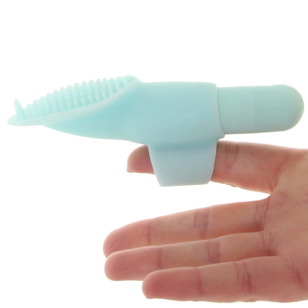 Evolved Novelties PinkCherry Tickle Me Torquoise Finger Vibe 6 Evolved Novelties PinkCherry Tickle Me Torquoise Finger Vibe - Image 4