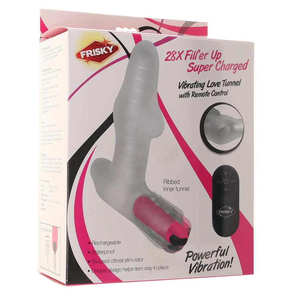 XR Brands Frisky Fill'er Up Super Charged Vibrating Love Tunnel 8 XR Brands Frisky Fill'er Up Super Charged Vibrating Love Tunnel - Image 6