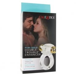 CalExotics Pure Gold Double Trouble Enhancer Ring -Outlet Vibrators Store media b6f619d3 be2c 472c bfee 181ea2335acf 800x@2x