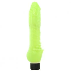 CalExotics Glow-In-The-Dark Jelly Penis Vibe