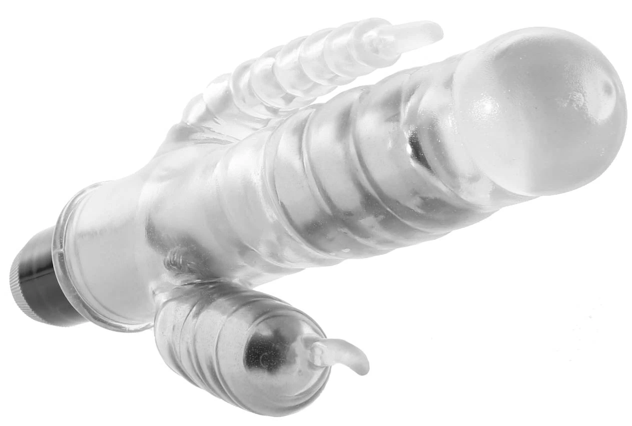 CalExotics Bendies Crystal Flex Triple Stimulation Rabbit Vibe 4 CalExotics Bendies Crystal Flex Triple Stimulation Rabbit Vibe - Image 2