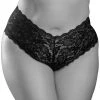 Pipedream Hookup Lace Boy Shorts With Pleasure Pearls