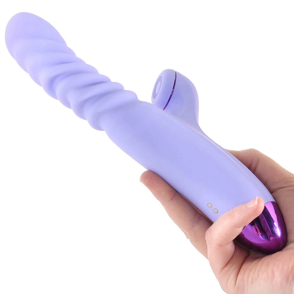 Ns Novelties Luxe Nova Thrusting & Throbbing Rabbit Vibe 6 Ns Novelties Luxe Nova Thrusting & Throbbing Rabbit Vibe - Image 4
