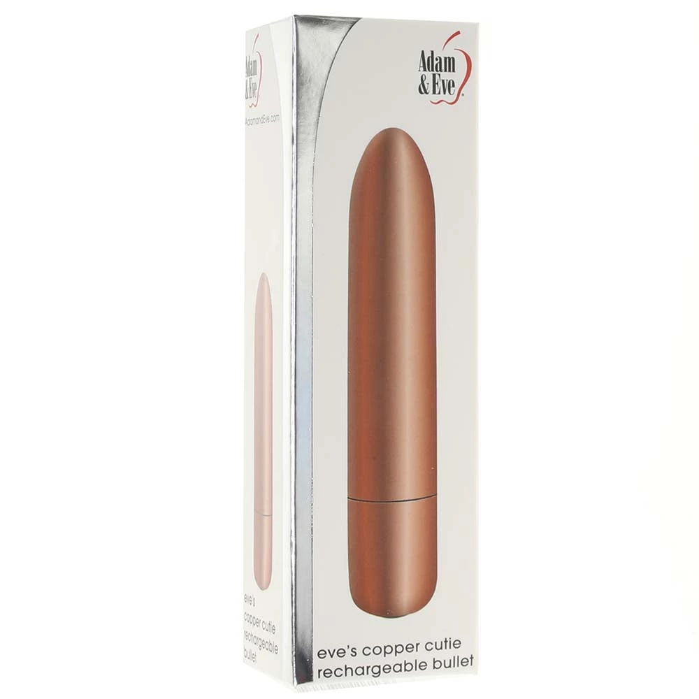 Adam & Eve Eve's Copper Cutie Rechargeable Bullet Vibe 8 Adam & Eve Eve's Copper Cutie Rechargeable Bullet Vibe - Image 6