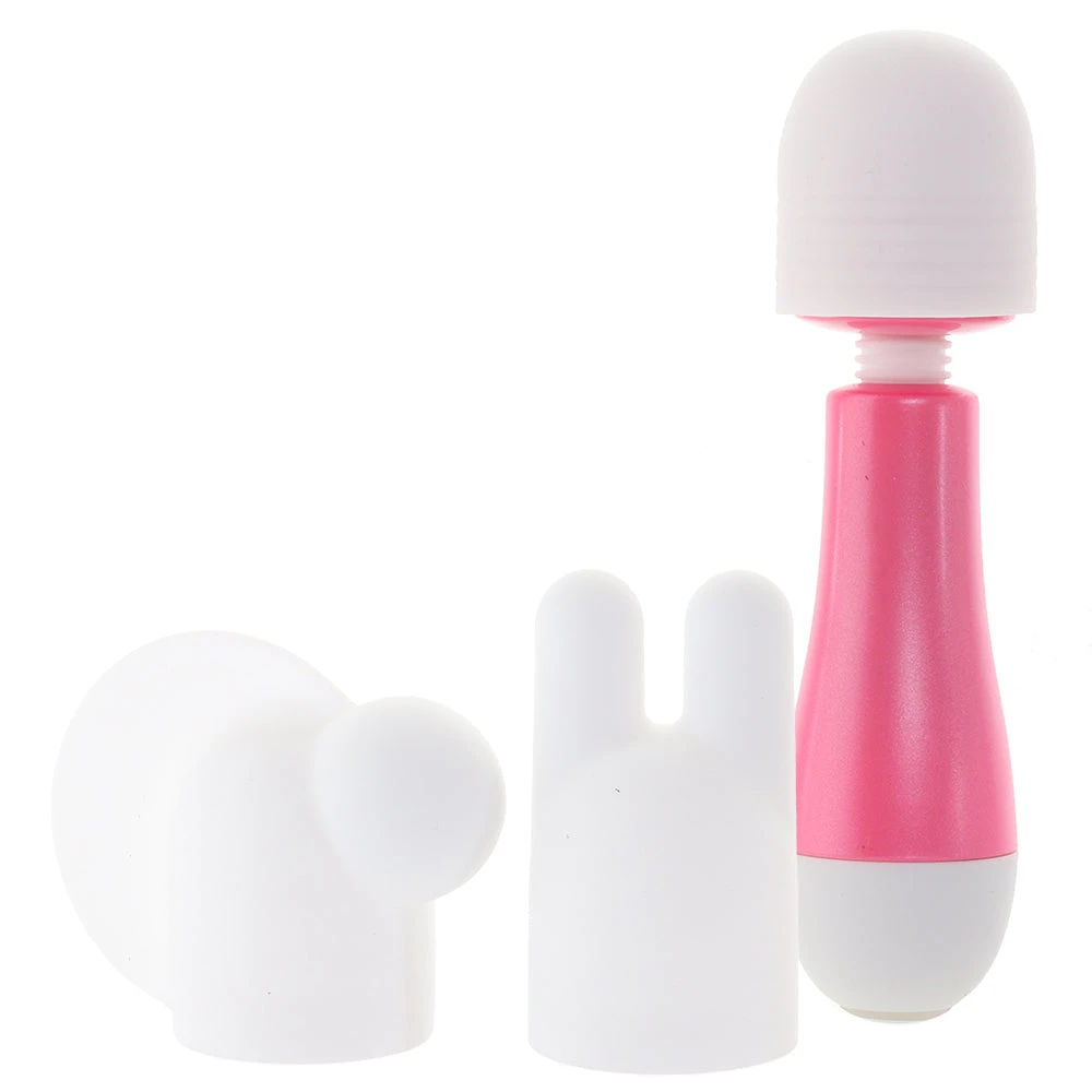 Blush Nöje Jules Pleasure Wand With Attachments 3 Blush Nöje Jules Pleasure Wand With Attachments