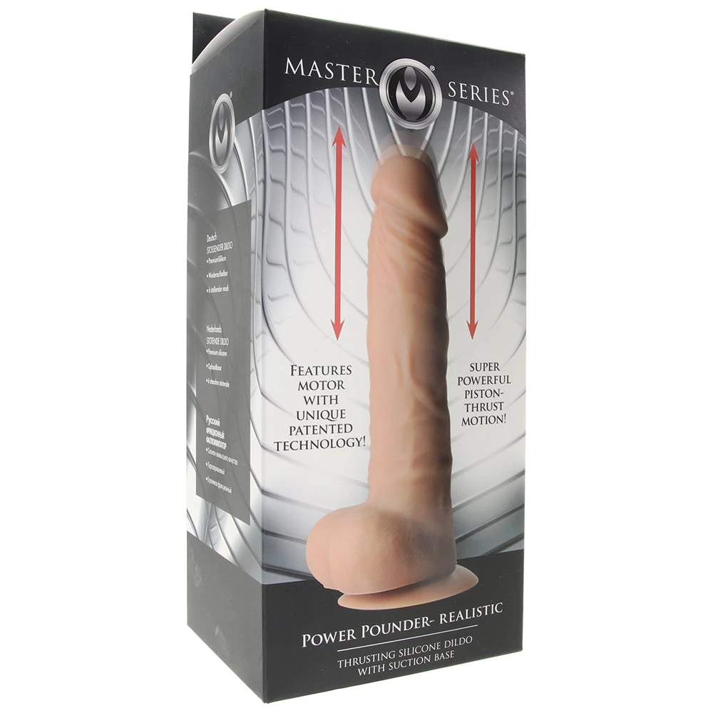 XR Brands Master Series Power Pounder Thrusting Dildo 8 XR Brands Master Series Power Pounder Thrusting Dildo - Image 6