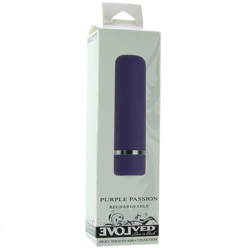 Evolved Novelties Purple Passion Rechargeable Bullet Vibe 8 Evolved Novelties Purple Passion Rechargeable Bullet Vibe - Image 6