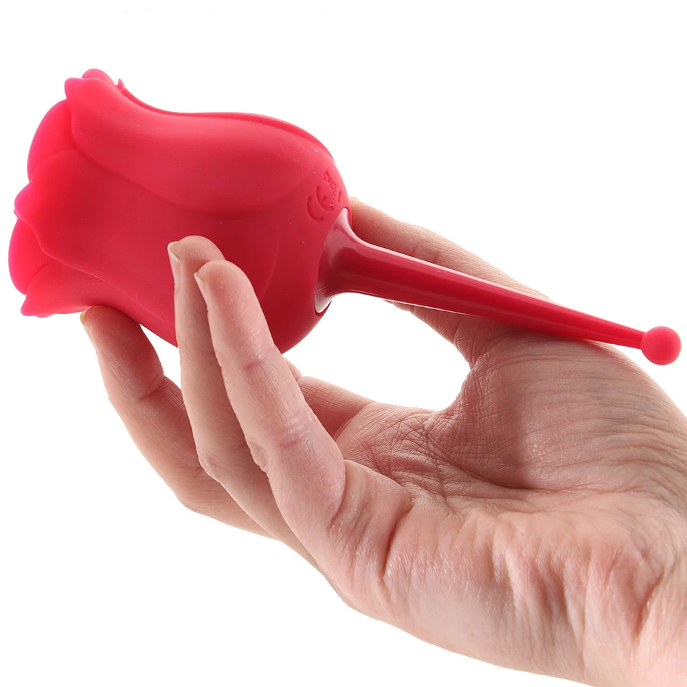 XR Brands Inmi Bloomgasm The Rose Buzz Air Stim & Vibe 6 XR Brands Inmi Bloomgasm The Rose Buzz Air Stim & Vibe - Image 4