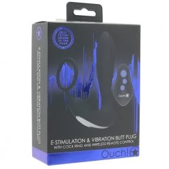 Shots Toys Ouch! E-Stim Vibrating Butt Plug With Ring 13 Shots Toys Ouch! E-Stim Vibrating Butt Plug With Ring -Outlet Vibrators Store media fa544dcf 4f3b 4bb6 8d89 237de0c8fc19 800x@2x